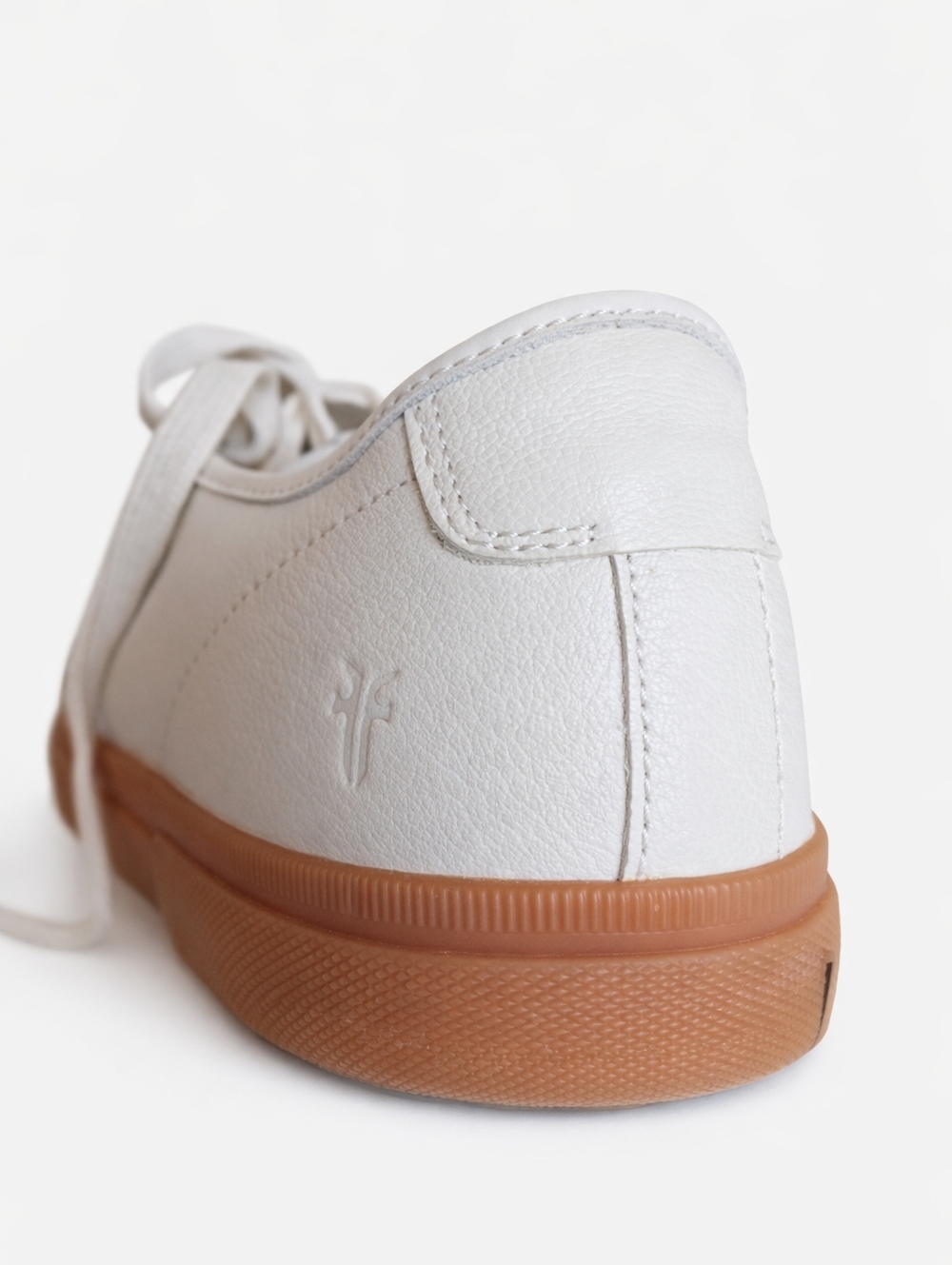 Frye Gia Low Ivory Leather Gumsole Sneakers Sz. 10 EUC - Picture 8 of 14